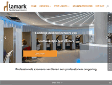 Tablet Screenshot of lamark.com